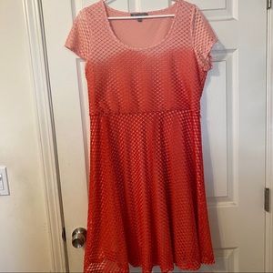 Flowy, beautiful pink ombré sundress